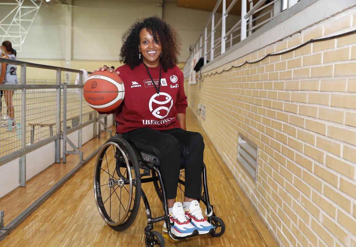 Brown, en el entrenamiento de ayer en Bouzas.