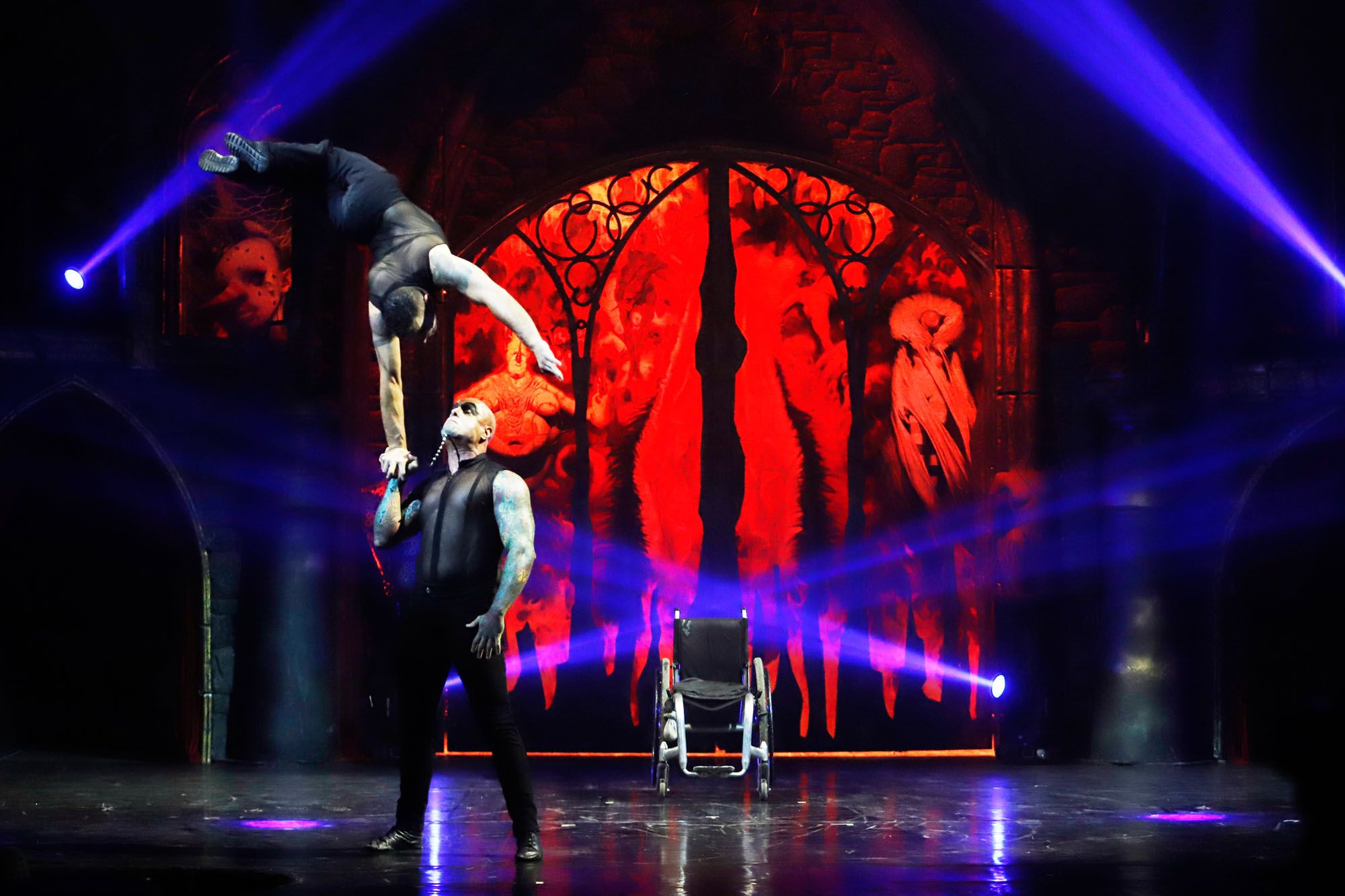 'Bacanal', el nuevo espectáculo del Circo de los Horrores, en Málaga