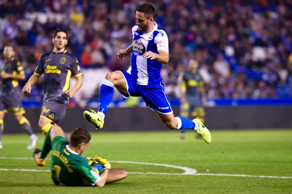 El Dépor cae goleado ante Las Palmas