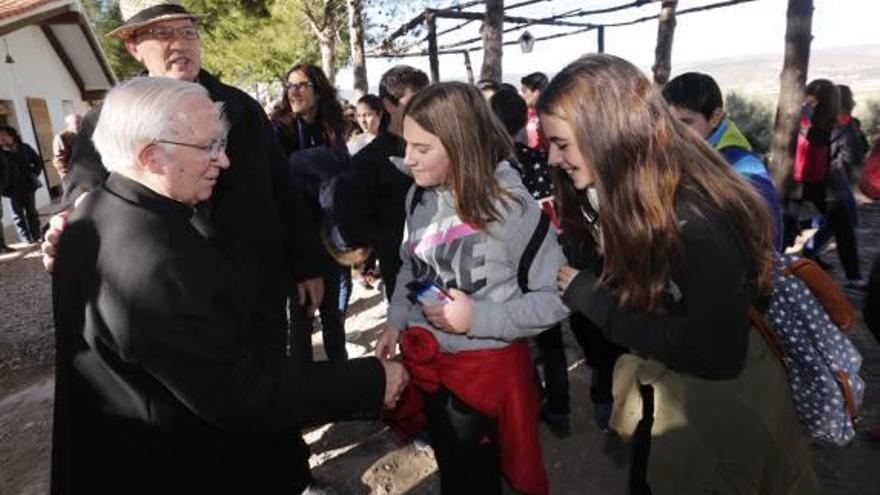 Cañizares bendice en Vallada  una «Catedral de la Natura»  dirigida al diálogo entre religiones