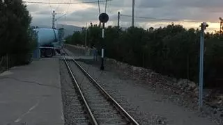 El Tren de Sóller se queda sin servicio tras chocar un camión contra la catenaria