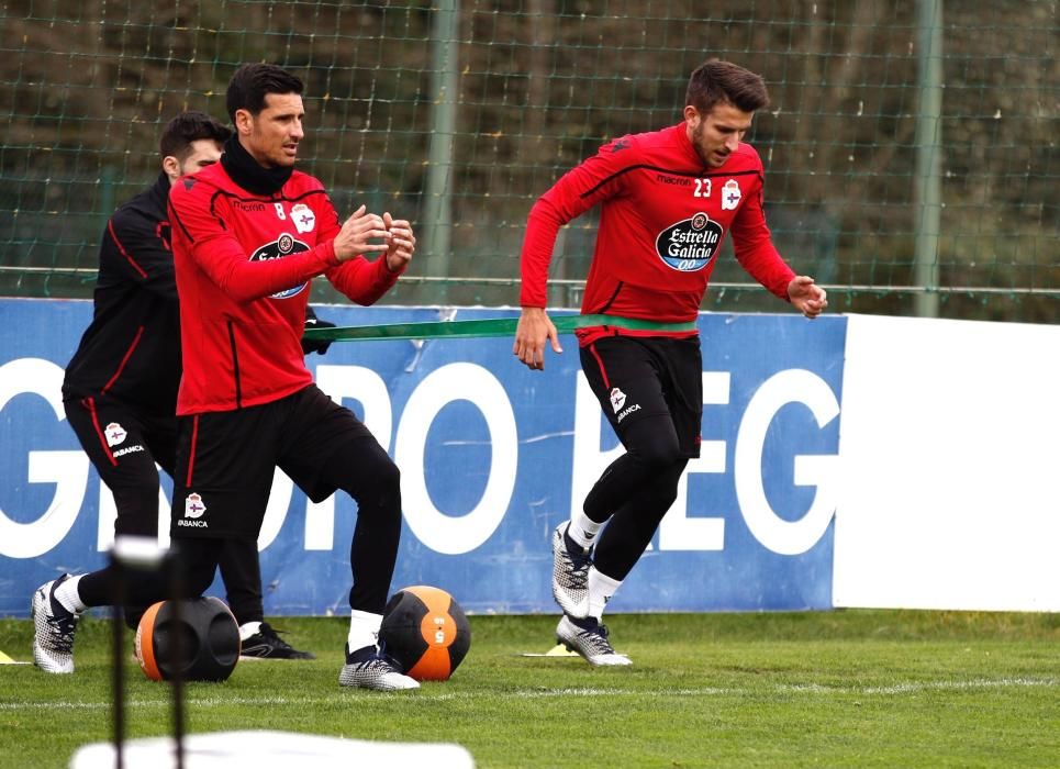 El Dépor vuelve a entrenar tras ganar al Osasuna