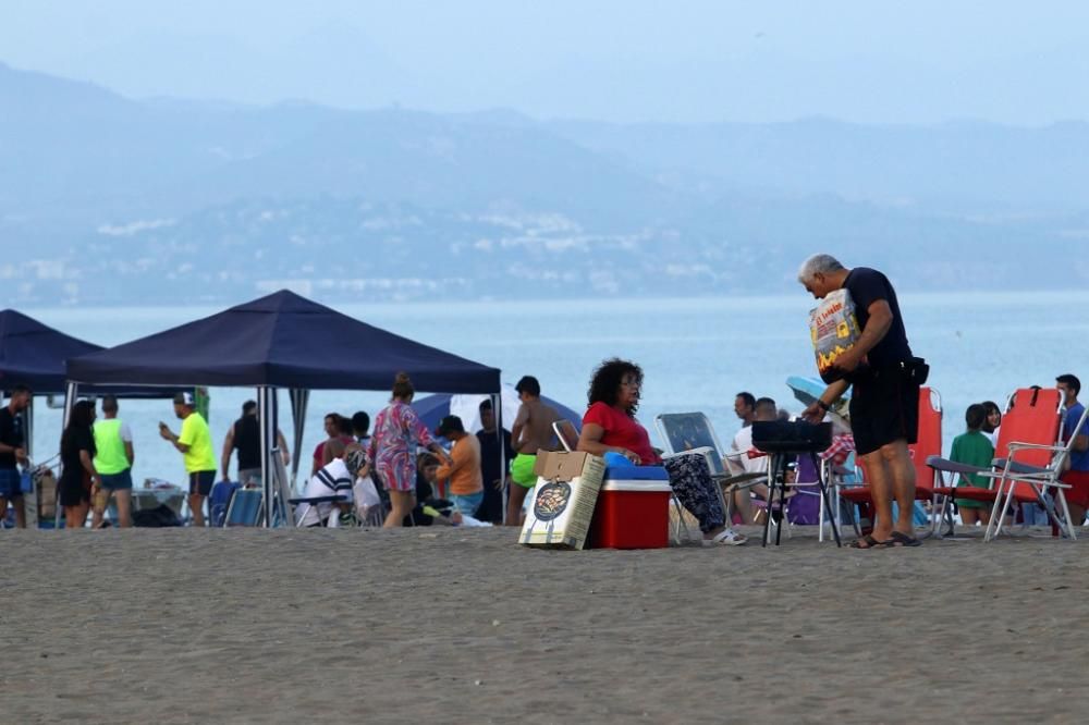 Las playas de Málaga celebran la noche de San Juan