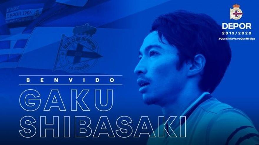 Gaku, cuarto refuerzo del Deportivo