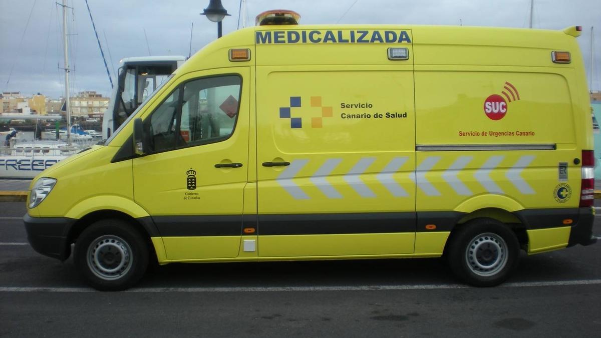 Imagen de archivo de una ambulancia del SUC.