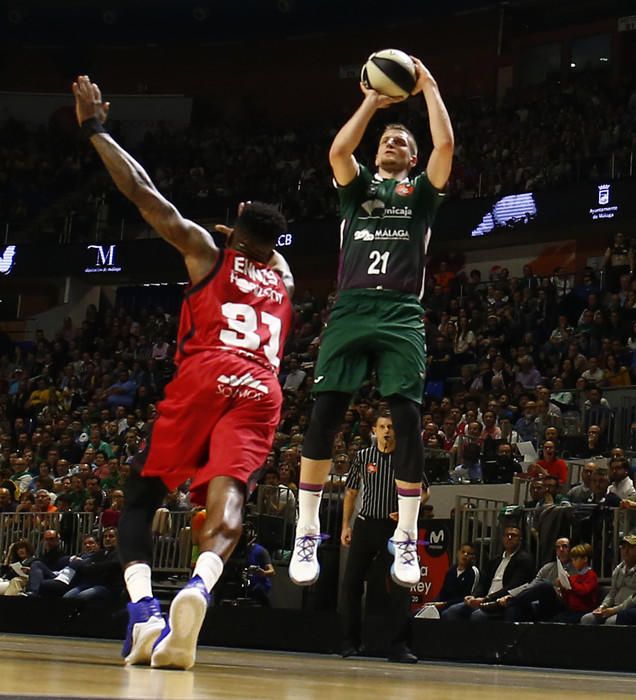 Victoria del Unicaja ante el Zaragoza en la Copa del Rey 2020.