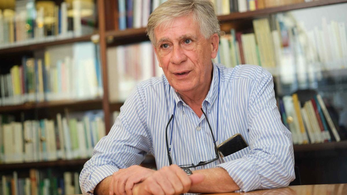 Conrado Rodríguez Maffiotte-Martín, en una de las dependencias del MUNA.