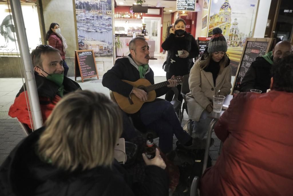 La Policía Local vigila Palma para evitar aglomeraciones en la víspera de Sant Sebastià