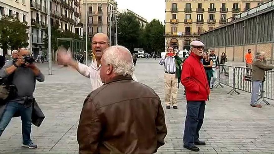 Franco decapitado desata la polémica en Barcelona