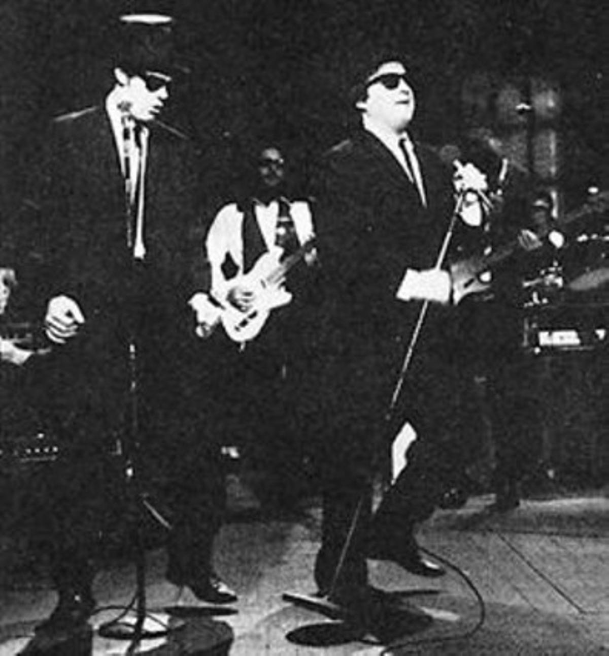 Dan Aykroyd i John Belushi, en un fotograma de la pel·lícula ’Els Blues Brothers’.
