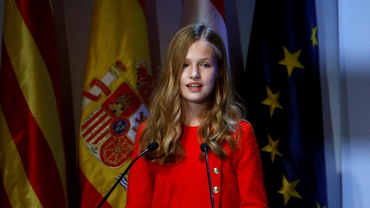 Leonor, en un impecable catalán: &quot;Catalunya siempre ocupará un lugar especial en mi corazón&quot;