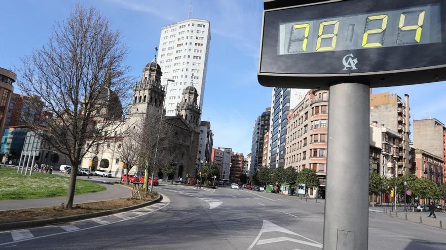 Los termómetros &quot;chiflan&quot; en Gijón: 116 grados a las 78:24 horas