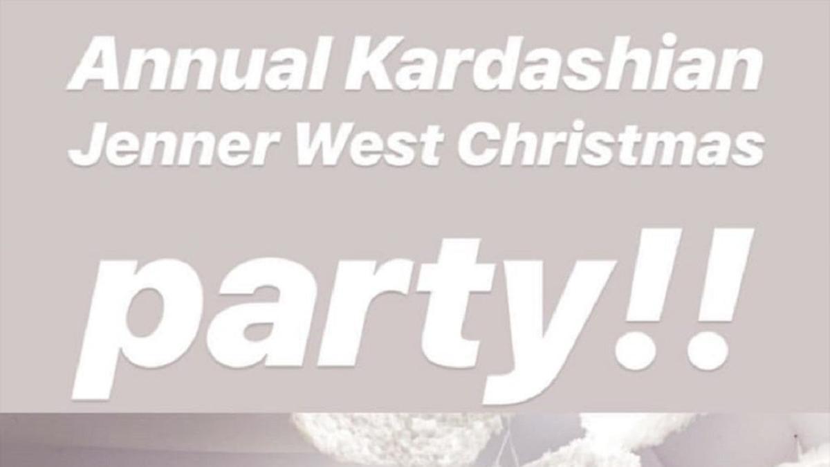 La blanca Navidad (literal) de las Kardashian