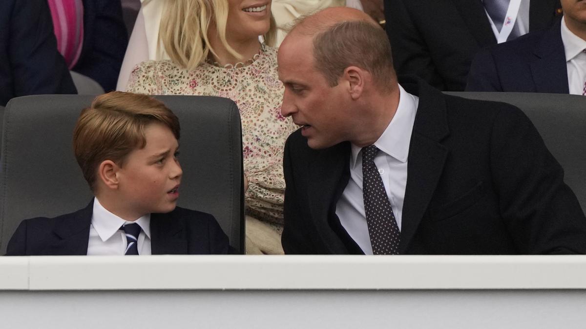 El príncep Guillem d&#039;Anglaterra i el seu fill George