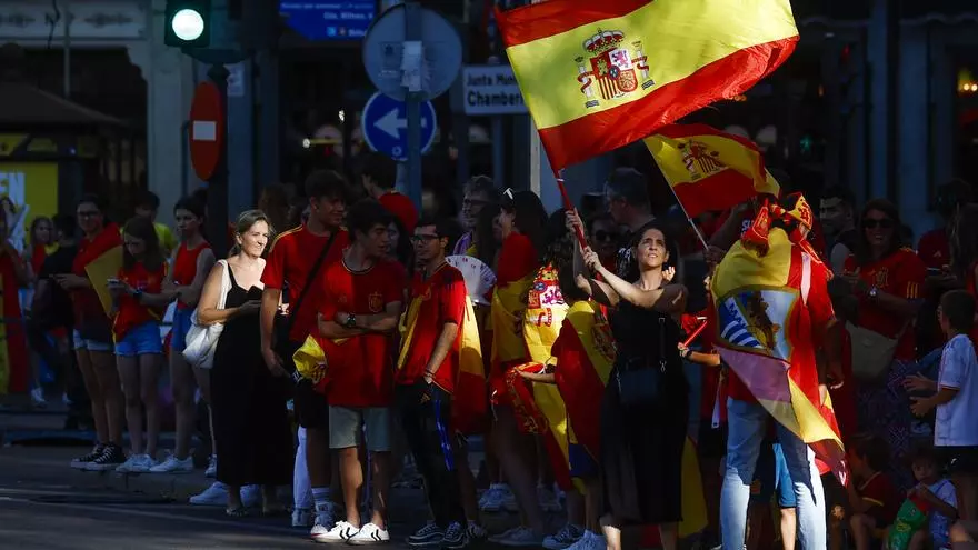 Sigue en directo la fiesta de la seleccin: la ra de los jugadores