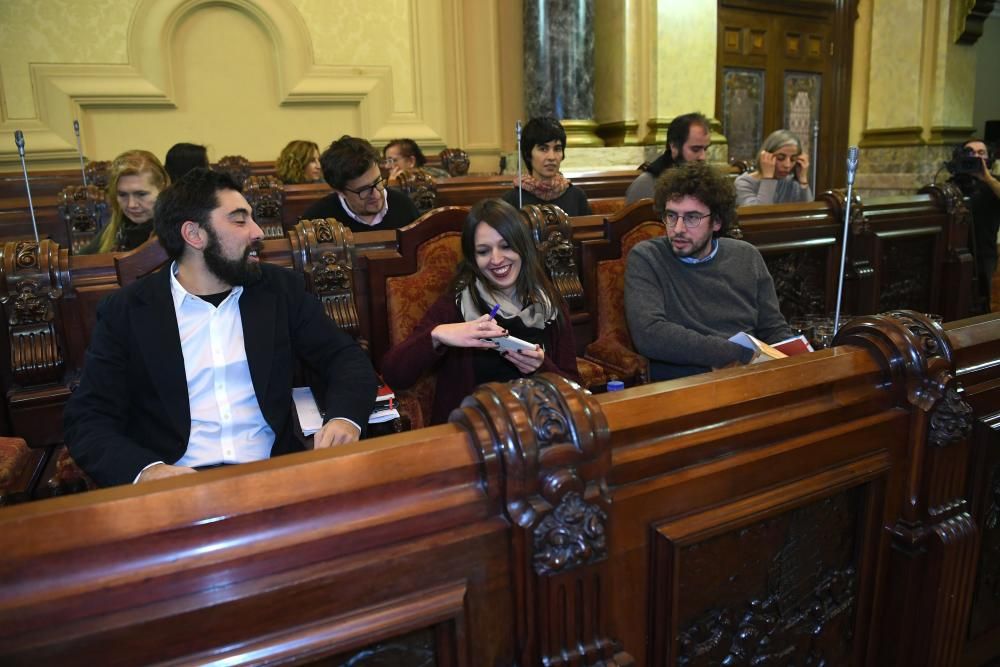 Pleno municipal en A Coruña (4/12/17)
