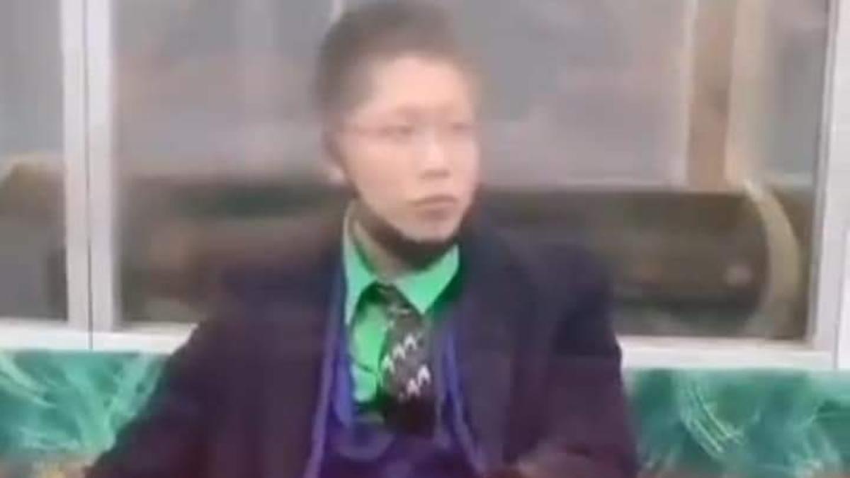 El atacante del tren de Japón, disfrazado de Joker.