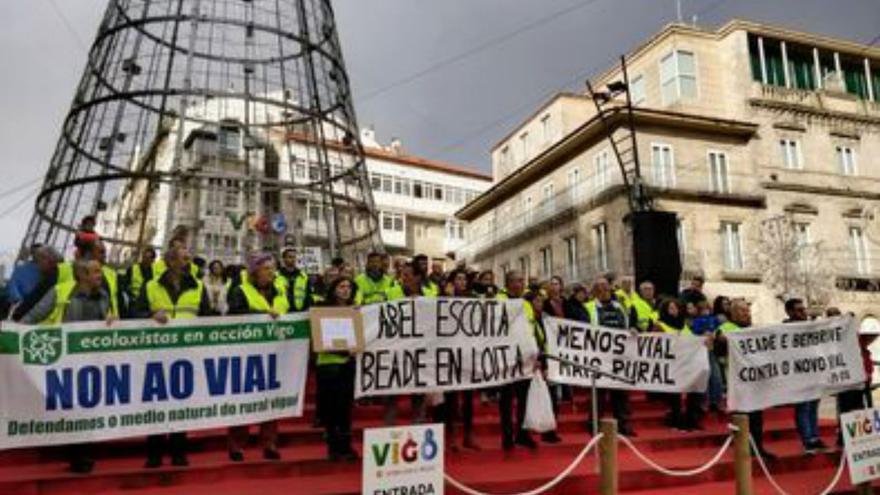 Protesta en Porta do Sol.