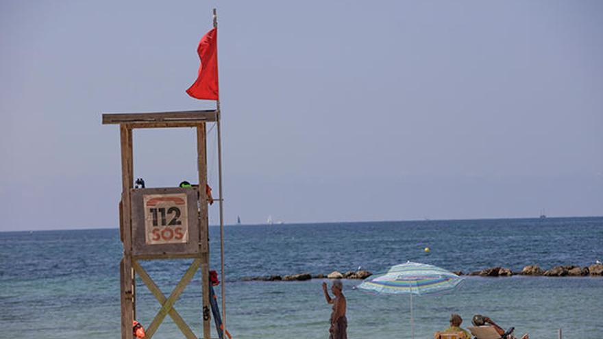 Nueva bandera roja en Can Pere Antoni y Ciutat Jardí tras la tormenta de esta mañana