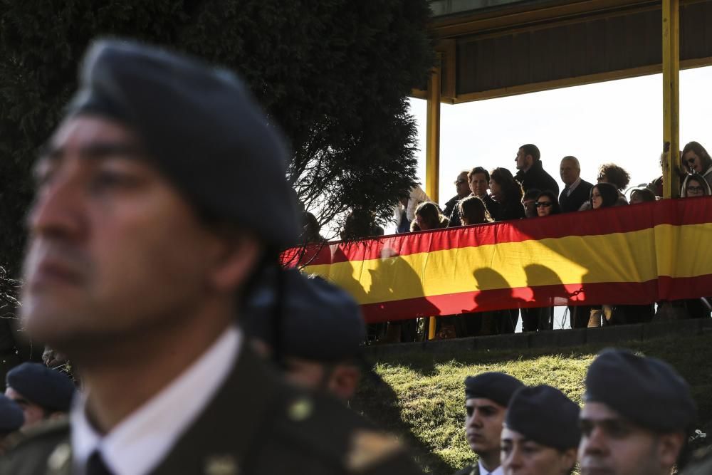 Parada militar del acto de celebración de la Inmaculada