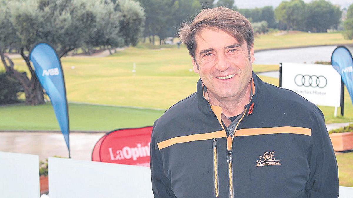 Joaquín Medina, en las instalaciones de Golf Altorrea.