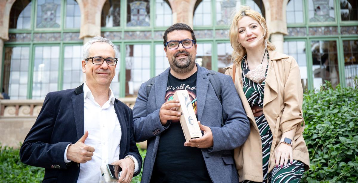 Barcelona. 19.05.2021 Lliurament Premi BBVA a la Innovació en Sostenibilitat Mediambiental per a pimes i autònoms. 2n premi a Cargobici



Foto Robert Ramos