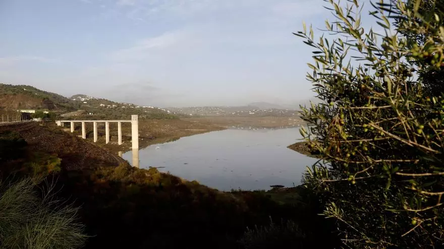 La Viñuela, el embalse más beneficiado tras el paso de la DANA