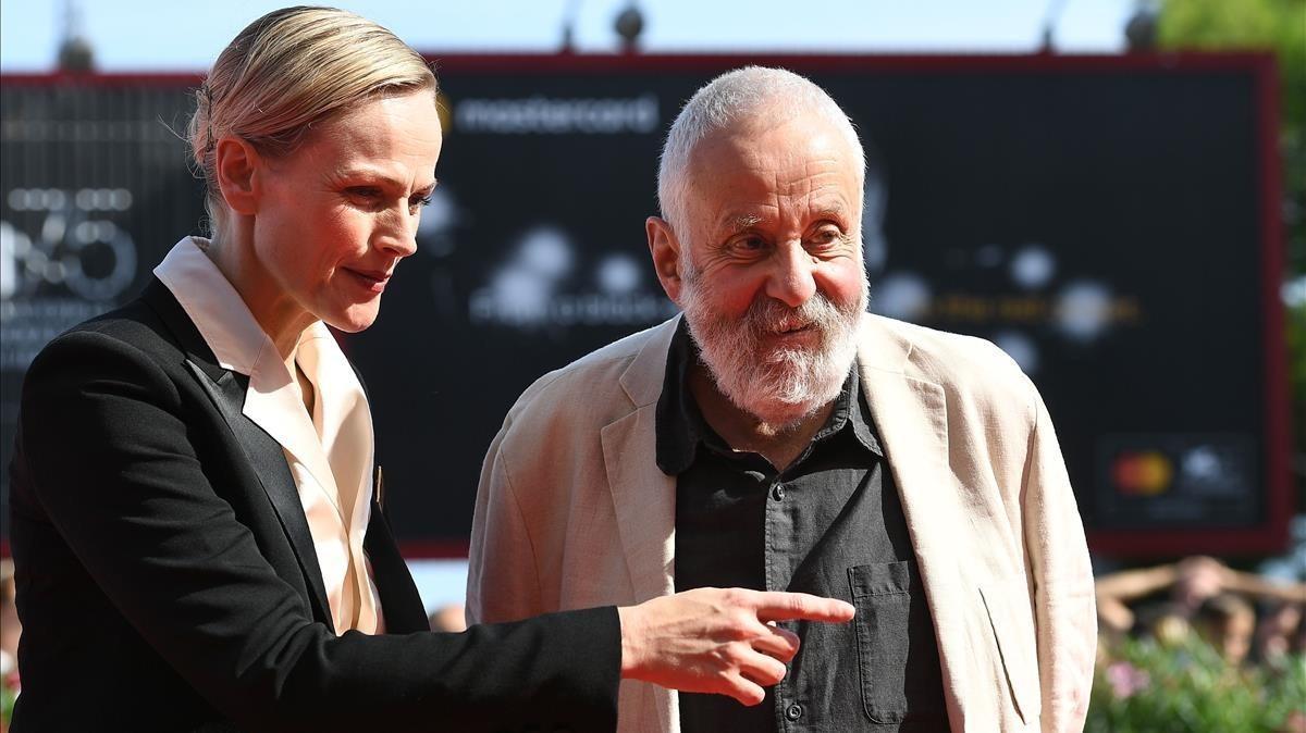 jgblanco44862908 actress maxine peake and director mike leigh arrive for the 180901180615