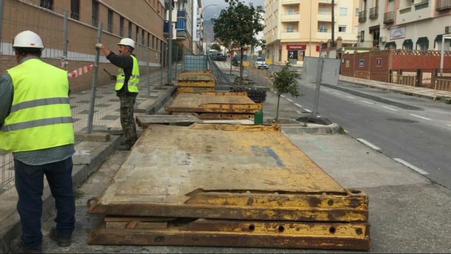 La EDAR de Nerja, en obras