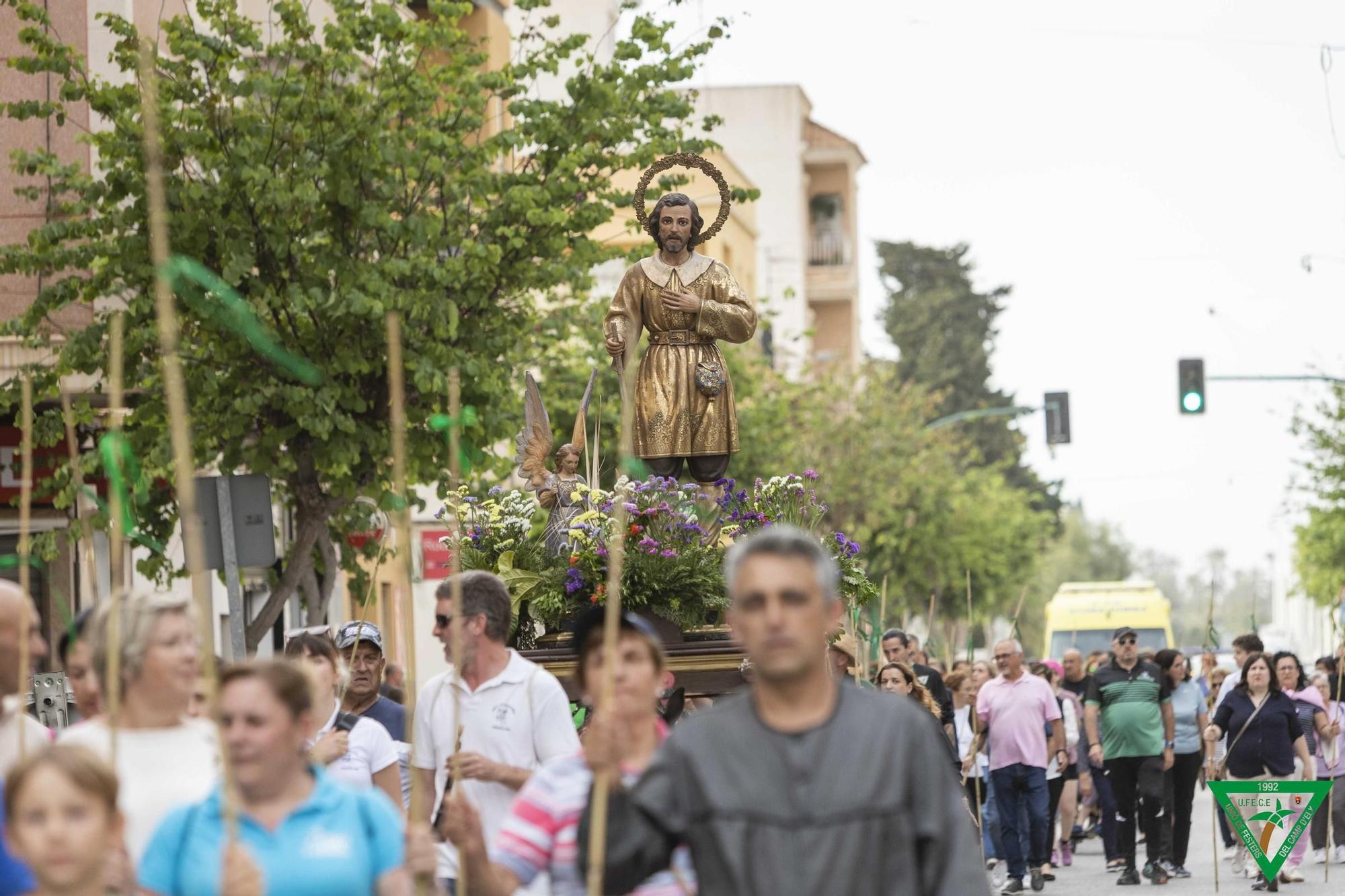 Fervor en el Camp d'Elx con Isidro