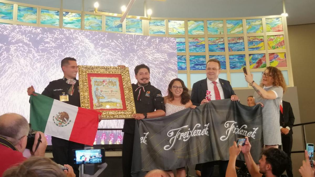 Primer premio del concurso internacional de paella valenciana de Sueca