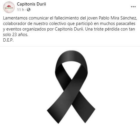 Condolencias desde Capitonis Durii