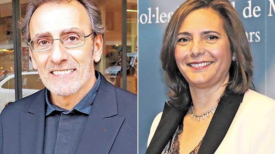 El doctor Pedro Riutort Sbert; y la doctora Manuela García.