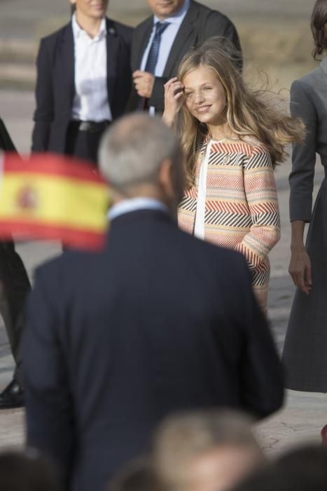 Premios Princesa de Asturias: Llegada de la Familia Real a Oviedo