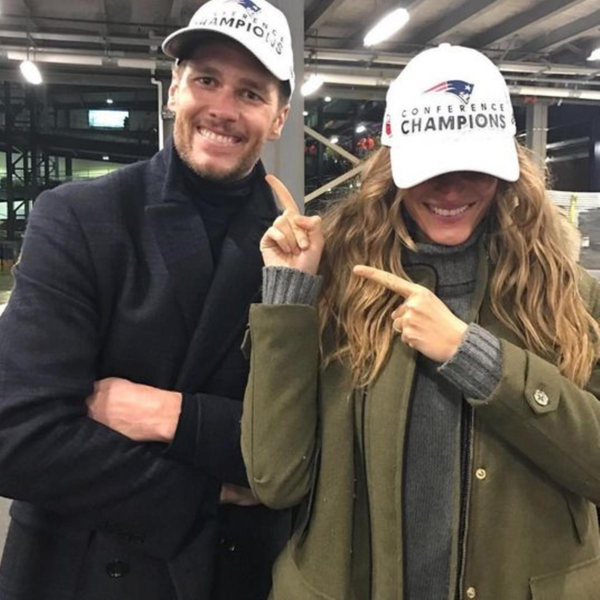 Super Bowl 2017: Gisele Bündchen celebra el triunfo de Tom Brady
