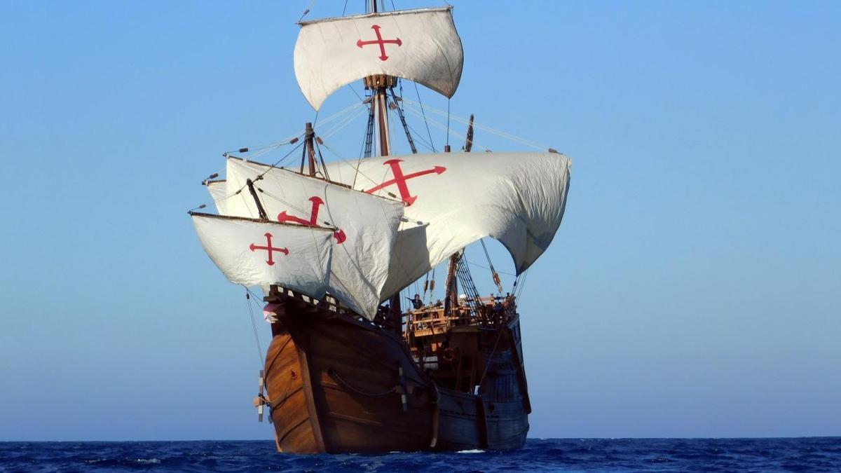 La réplica de la nao 'Santa María'