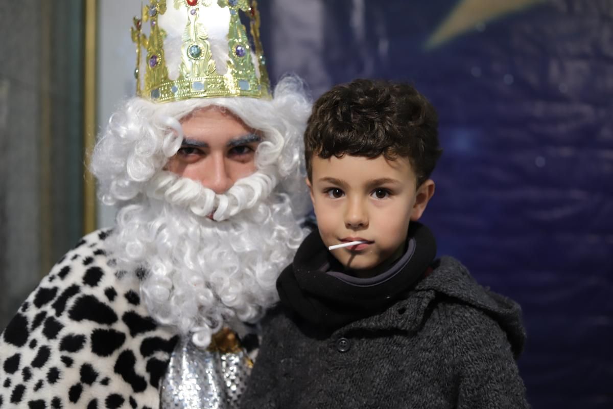 Fotos con los Reyes Magos realizadas el 4 de enero de 2018