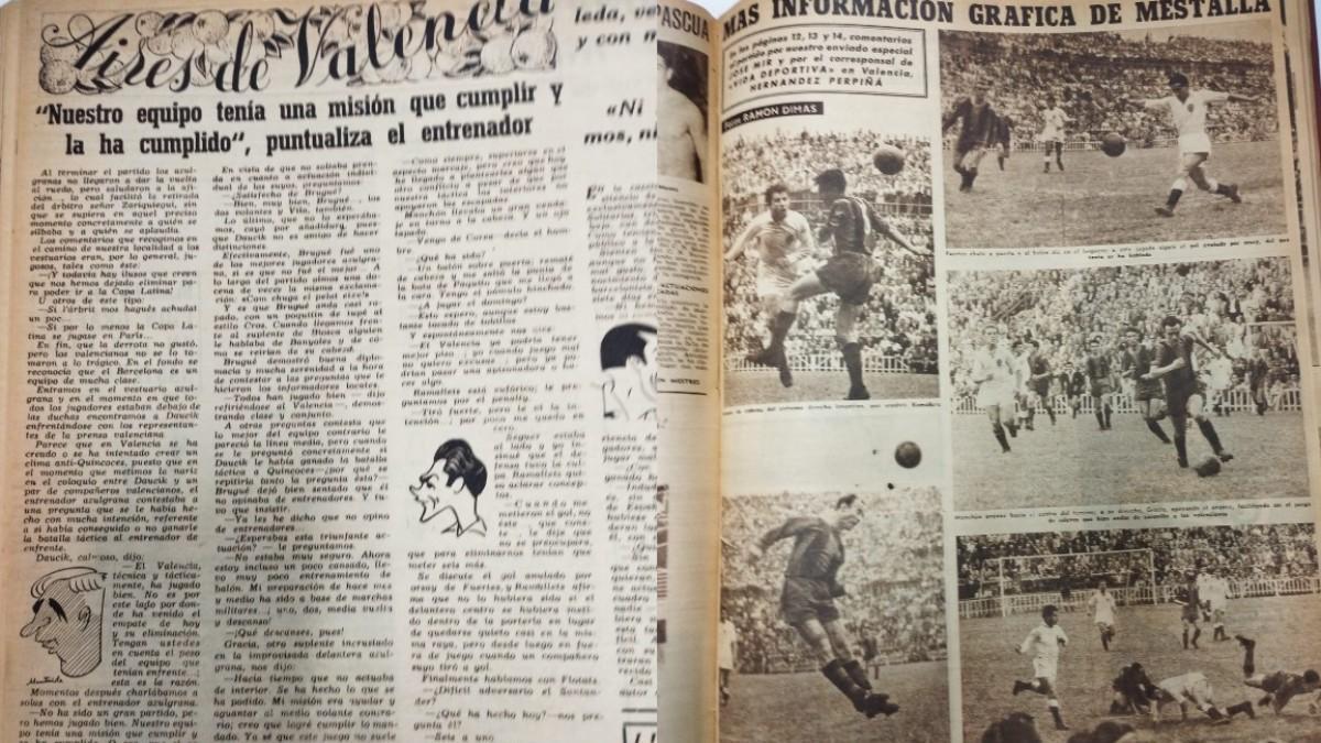 Una edición de la Revista Vida Deportiva en mayo de 1953