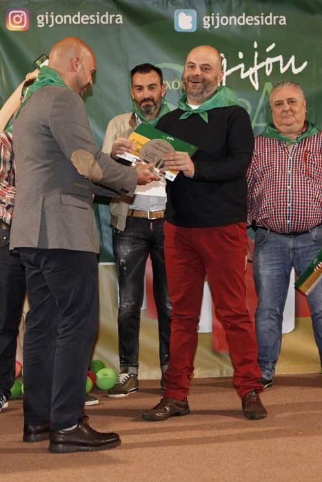 Gala de entrega de premios de "Gijón de sidra" en el Llagar de Castiello