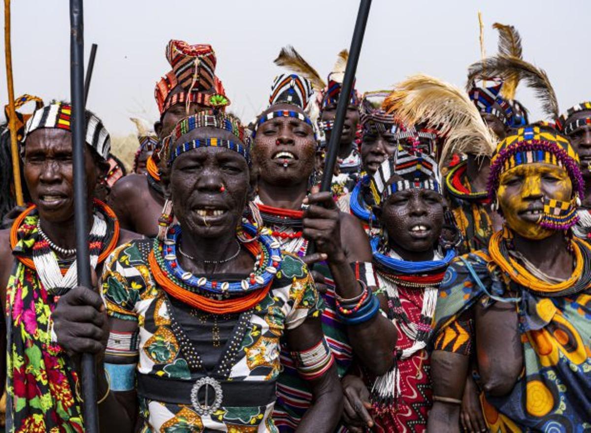 Beim Stamm der Jiye im Südsudan.