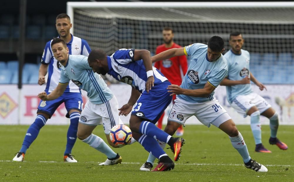 Mañana negra para el Dépor en Vigo ante el Celta