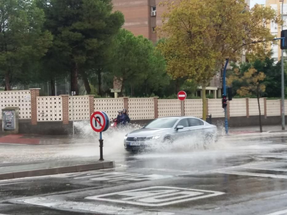 Tromba de agua en Alicante