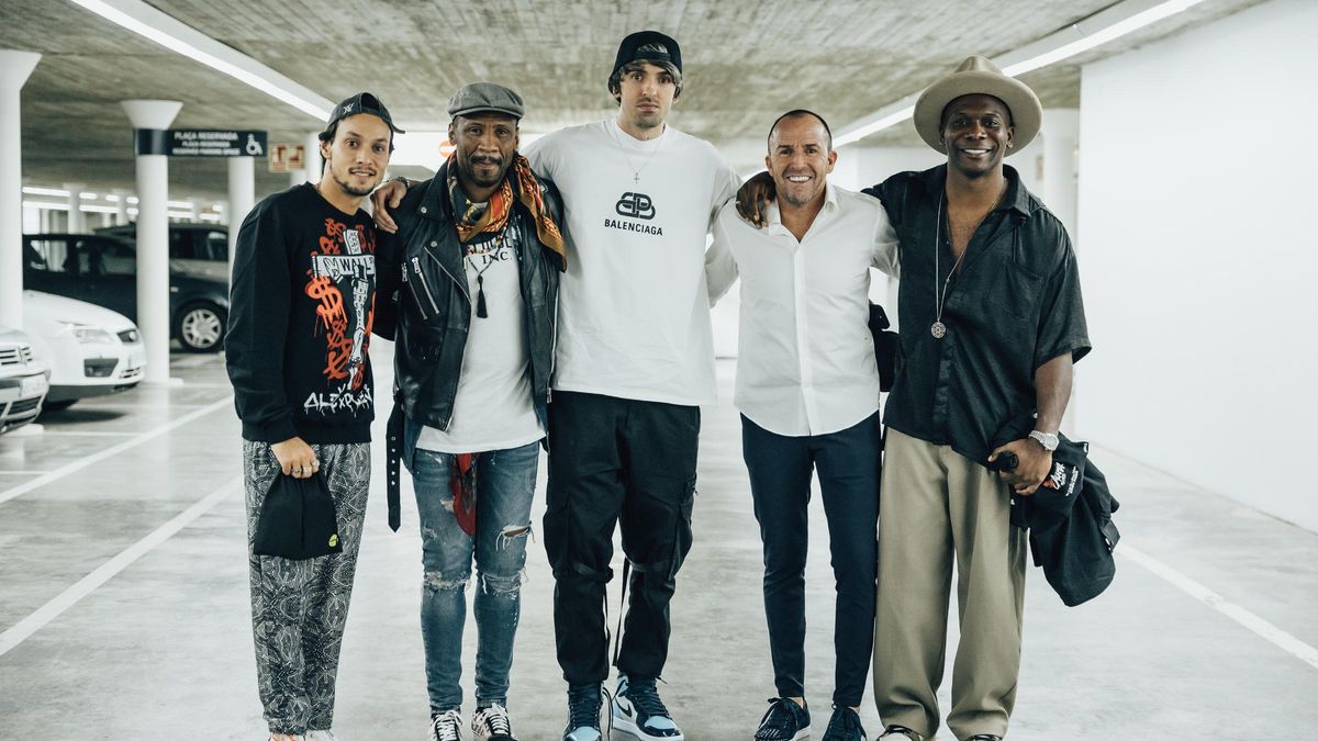 El Ceo De Icon Ibiza Pedro Contreras Y Los Djs Danny Wade, Rui Alexander, Drush Y Benchek.