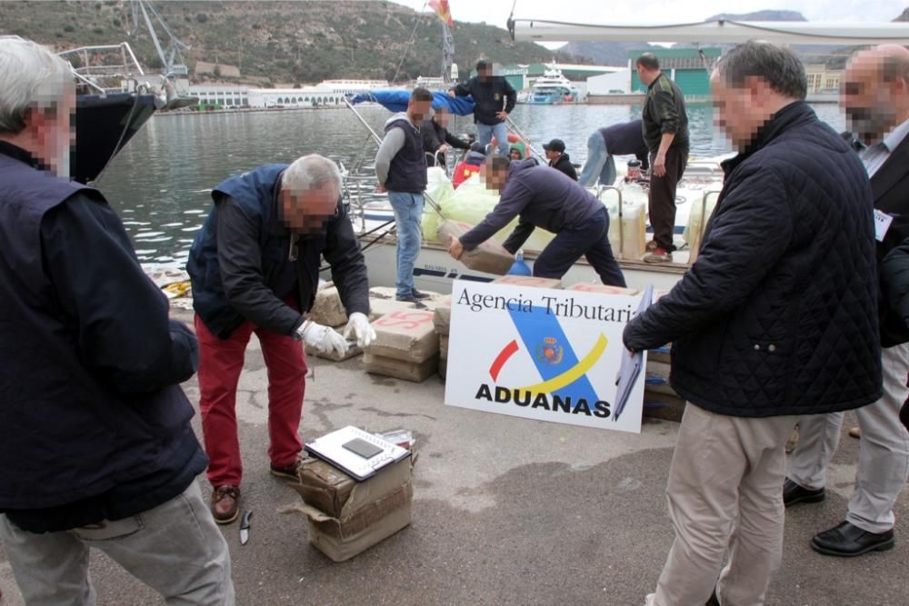 Operación antidroga en la costa de Cartagena