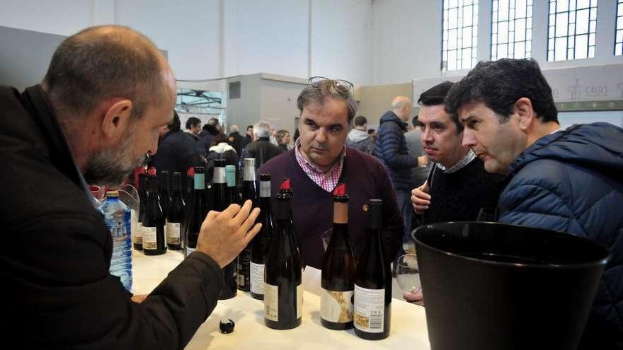 Gran afluencia de público en la feria del vino independiente Castes. // Iñaki Abella