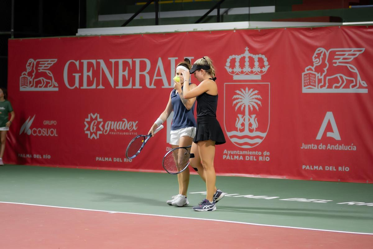 Andrea Gamiz y Sofia Sewing en el Open Generali de Palma del Río.