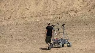 Fuerteventura se convierte en campo de pruebas para los robots que investigarán el polo sur de la Luna