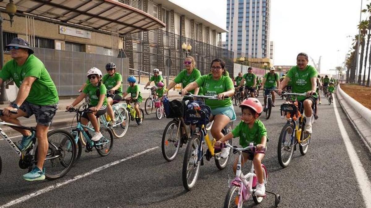 La Fiesta de la Bici ¿que calles corta y cómo afecta al tráfico en Las Palmas de Gran Canaria?
