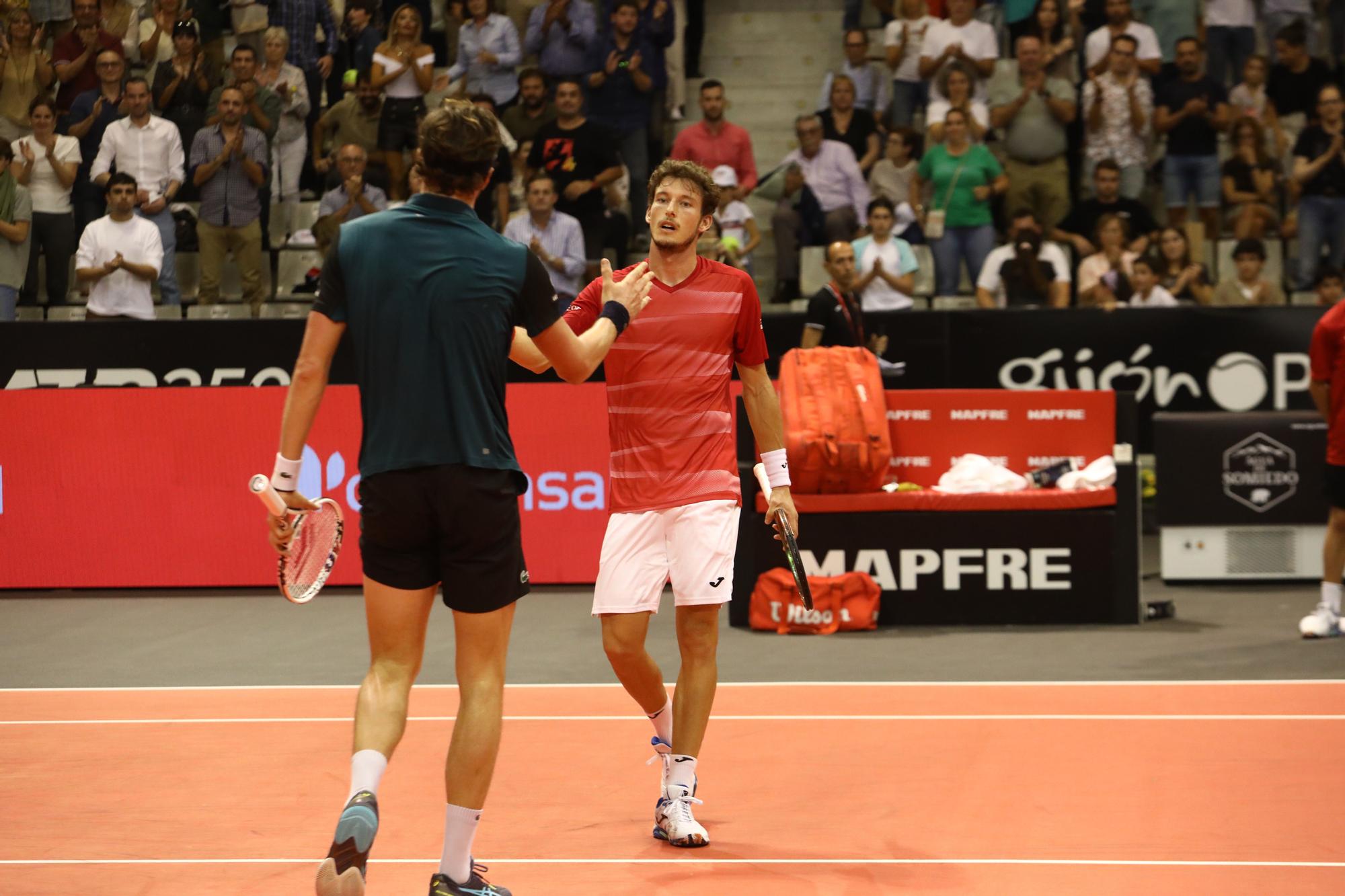 El partido entre Pablo Carreño y Arthur Rinderknech en el Gijón Open