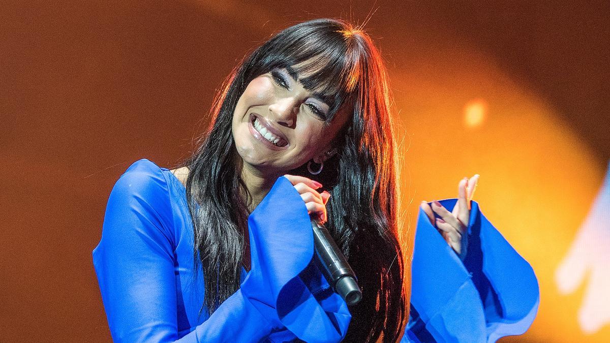 Aitana cautiva en el Sant Jordi de Barcelona